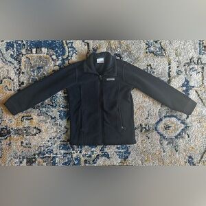 Kids black Columbia zip up jacket